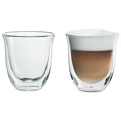 De'Longhi Cappuccino Glass - 2 Pack