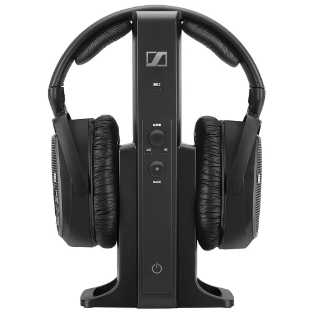 Sennheiser RS 175 Over-Ear Sound Isolating Wireless Headphones - Black