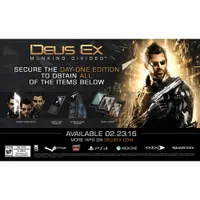 Deus Ex: Mankind Divided Day 1 Edition (Xbox One)