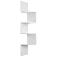 Provo 4-Shelf Wall Shelf - White
