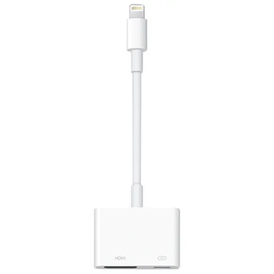 Apple Lightning to HDMI/Lightning Digital AV Adapter (MD826AM/A)