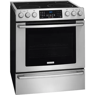 Electrolux 30" 4.6 Cu. Ft. True Convection 5-Element Electric Range (EI30EF4CQS) - Stainless Steel
