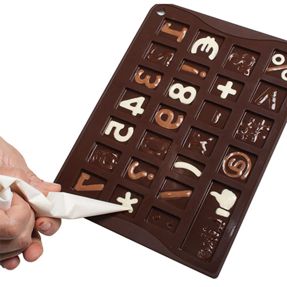 Pavoni Numbers Silicone Chocolate Mould