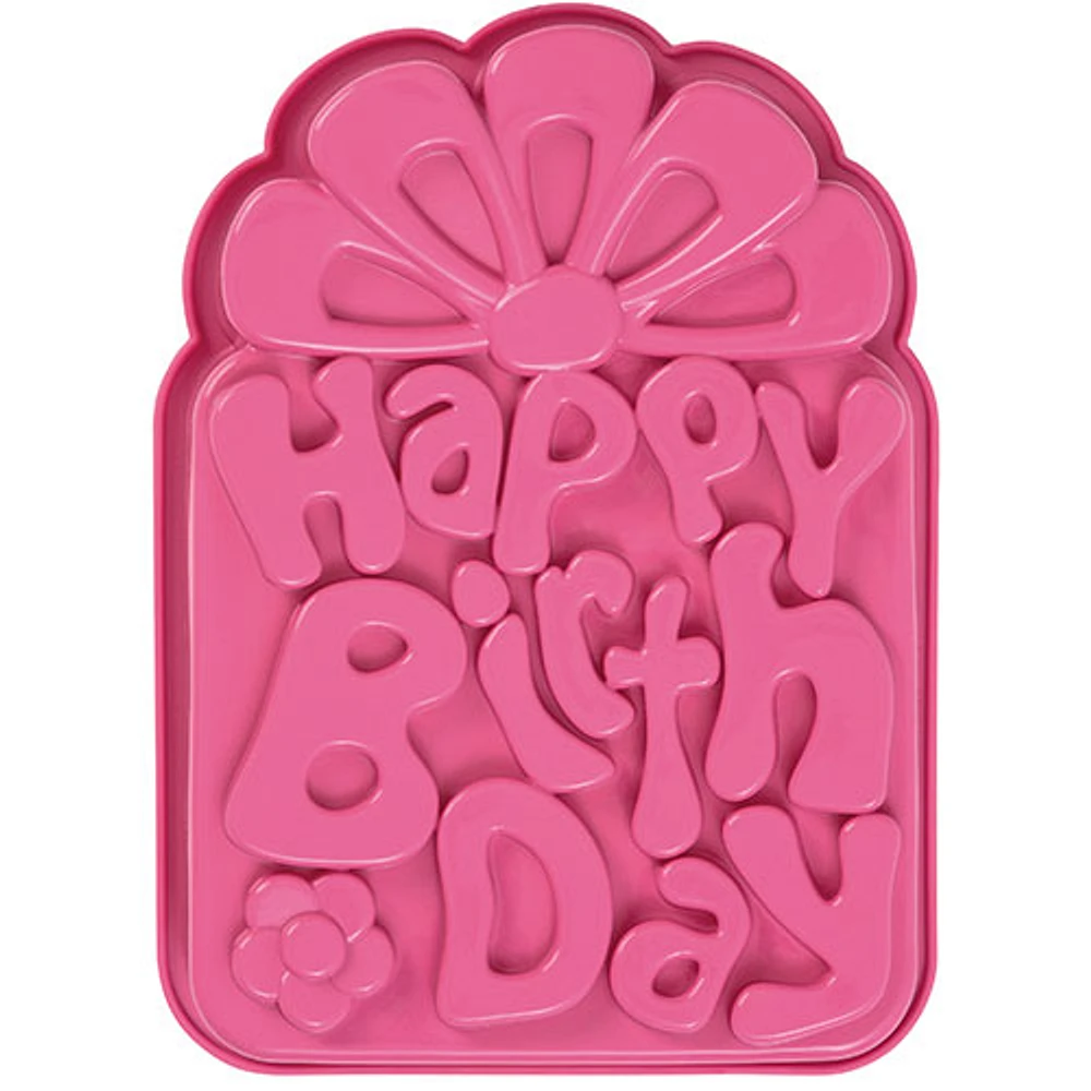 Pavoni Happy Birthday Silicone Mould