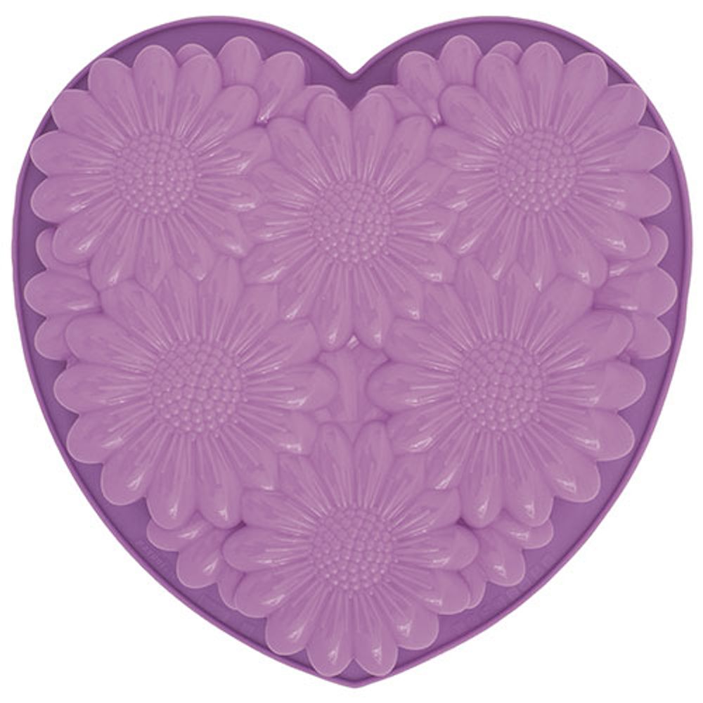 Pavoni Platinum Silicone Heart Bouquet Cake Mould (FRT163)