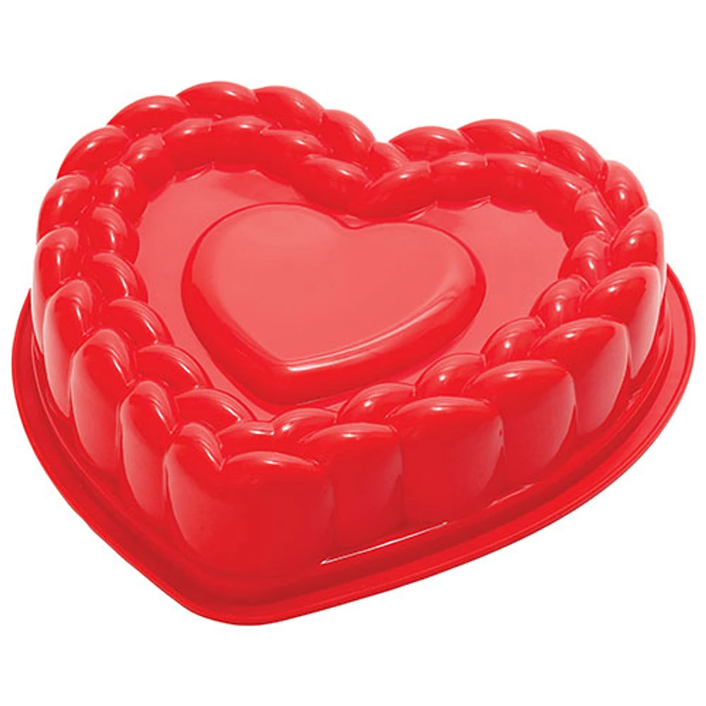 Pavoni Braided Heart Silicone Mould