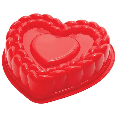 Pavoni Braided Heart Silicone Mould