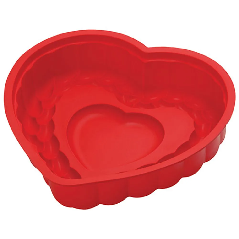 Pavoni Braided Heart Silicone Mould