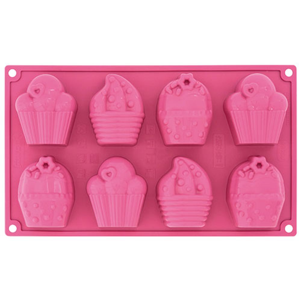 Pavoni Happy Birthday Cupcakes Silicone Multi-Tray Mould