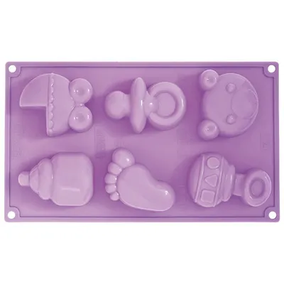 Pavoni Baby Birthday Silicone Mult-Tray Mould