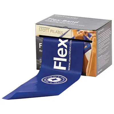 STOTT PILATES 24m Flex-Band Roll - Extra Strength - Blue