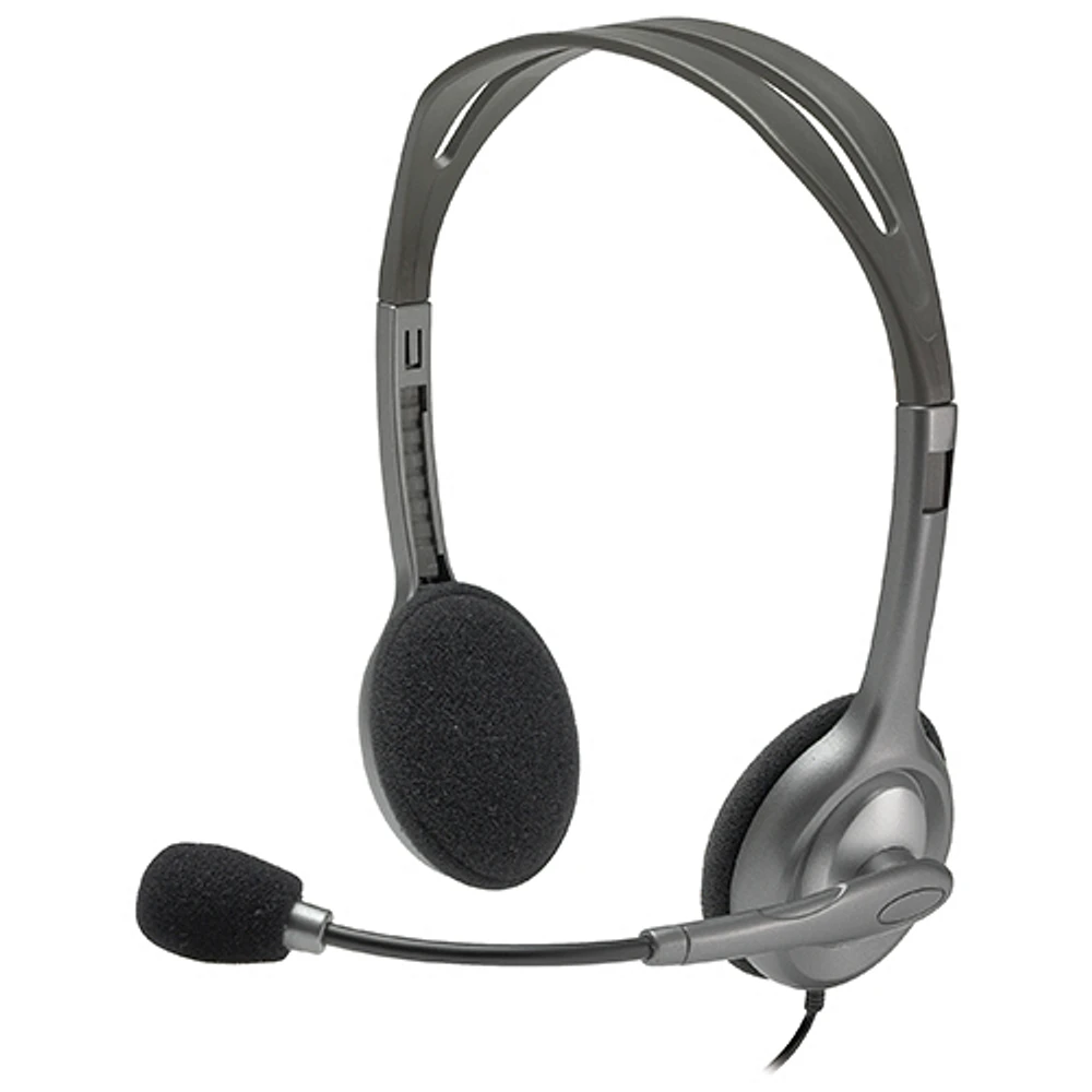 Casque d'écoute avec microphone H111 de Logitech