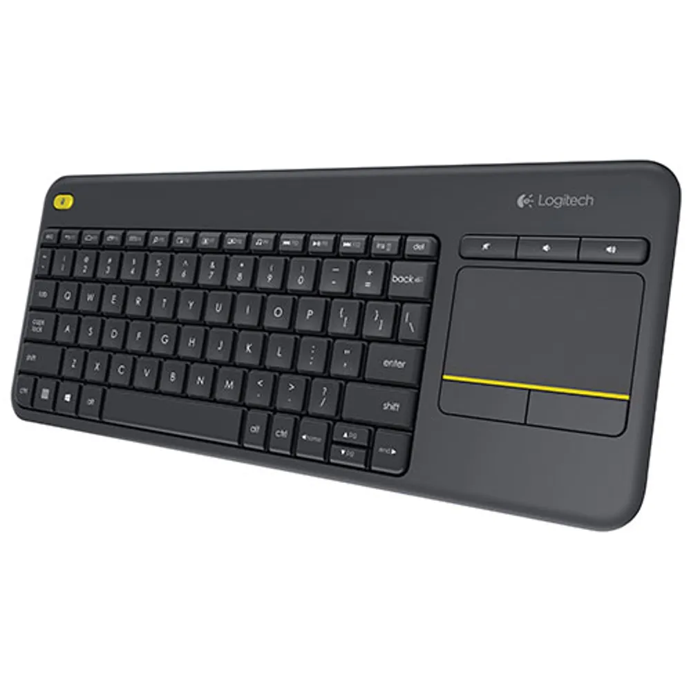 Identificere Oh forstørrelse LOGITECH + Logitech K400 Plus Wireless Keyboard with Touch Pad - English |  Galeries Capitale