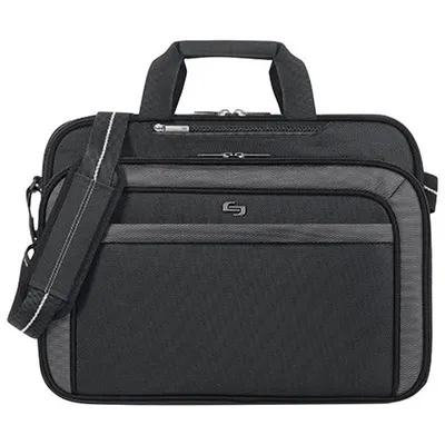 Solo Pro CheckFast 17.3" Laptop Briefcase - Black
