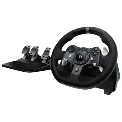 Logitech G920 Driving Force Racing Wheel for Xbox/PC - Dark