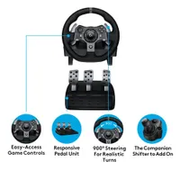 Logitech G920 Driving Force Racing Wheel for Xbox/PC - Dark