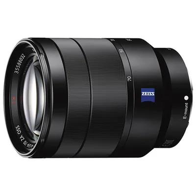 Sony E-Mount Full-Frame FE Vario-Tessar T 24-70mm f/4 ZEISS OSS Wide Telephoto Zoom Lens