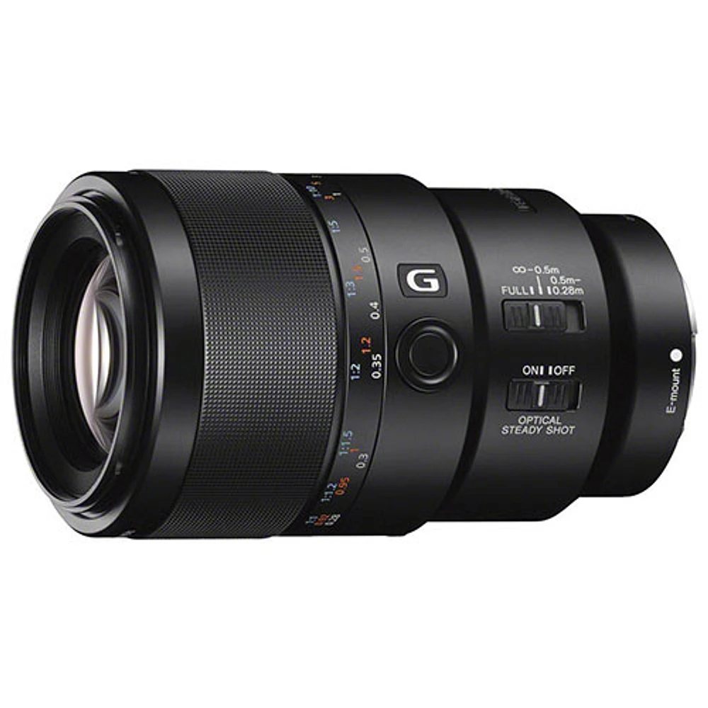 Sony E-Mount Full-Frame FE 90mm f/2.8 Telephoto Close-Up Macro OSS G Lens