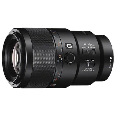 Sony E-Mount Full-Frame FE 90mm f/2.8 Telephoto Close-Up Macro OSS G Lens