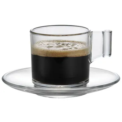 Tasse à espresso et soucoupe Sensis Plus Superior d'Eisch - Ensemble de 2