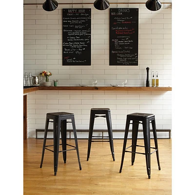 Bristow Contemporary Bar Height Barstool - Set of 4