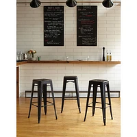 Bristow Contemporary Bar Height Barstool - Set of 4