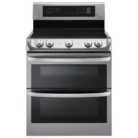 LG 30" 7.3 Cu. Ft. Double Oven Freestanding Smooth Top Electric Range (LDE5415ST) - Stainless Steel