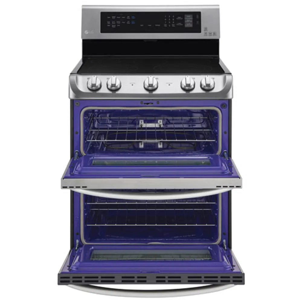 LG 30" 7.3 Cu. Ft. Double Oven Freestanding Smooth Top Electric Range (LDE5415ST) - Stainless Steel