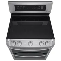 LG 30" 7.3 Cu. Ft. Double Oven Freestanding Smooth Top Electric Range (LDE5415ST) - Stainless Steel