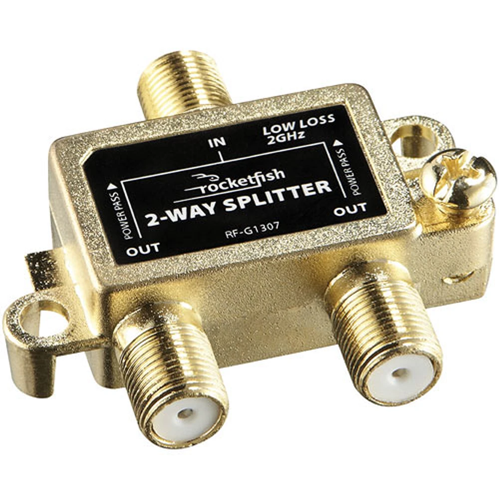 Rocketfish 2-Way Coaxial Splitter - Only at Best Buy