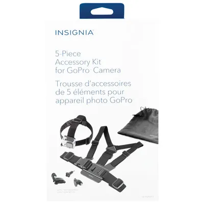 Insignia 5-Piece Accessory Kit for GoPro (NS-DGPK05-C) - Only at Best Buy