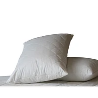 LuxeportPURE 233 Thread Count Silk 4 Seasons Duvet with Mattress & Pillow Protector - Queen - White