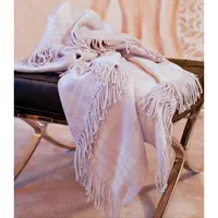 Plaid eu soie molletonnée collection Luxeport - Violet