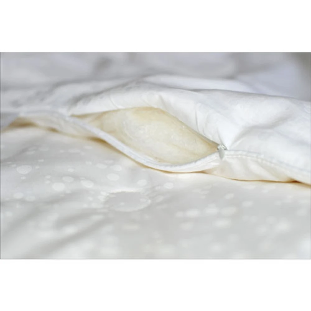 Luxeport 300 Thread Count Premium Light Silk Duvet - Single/Twin - White