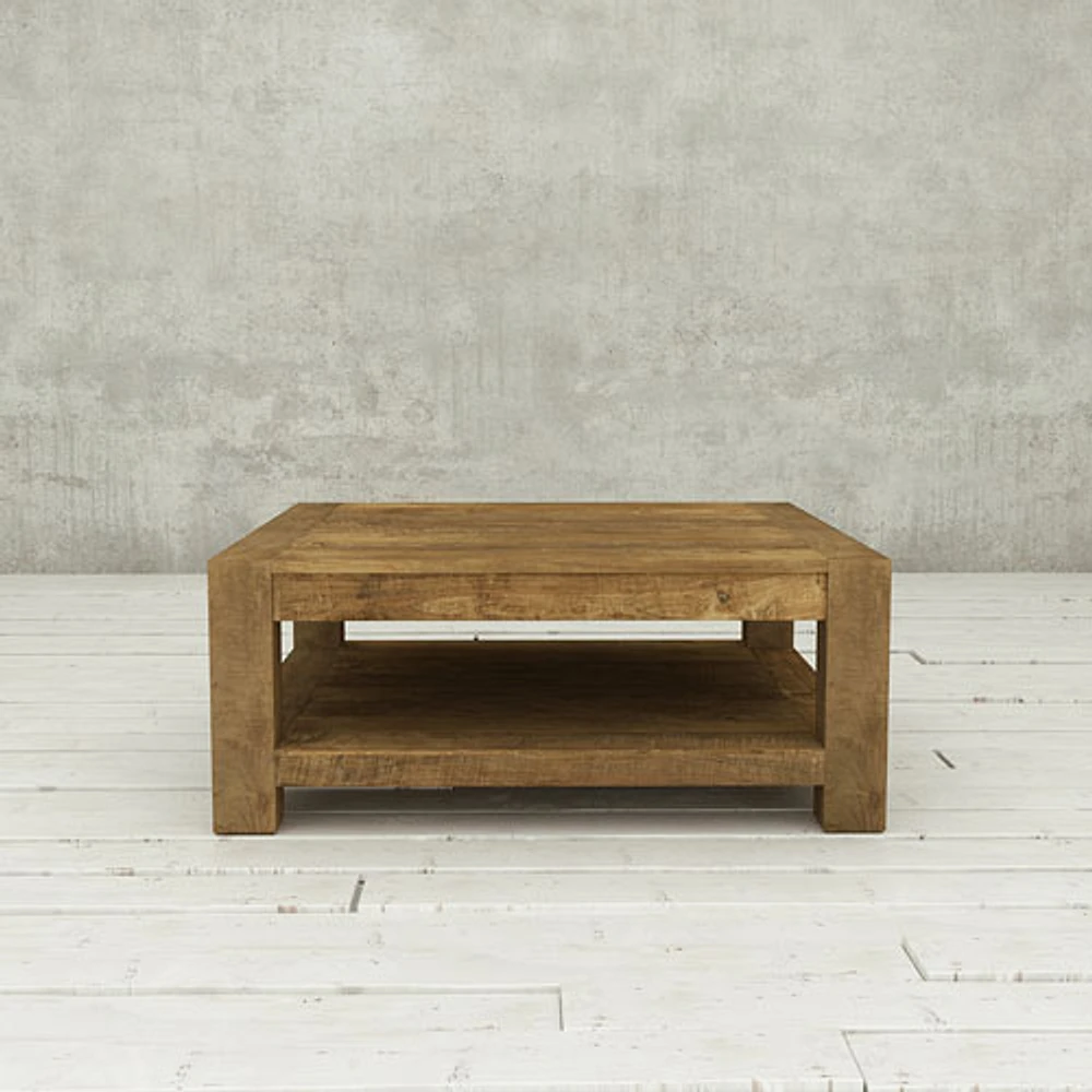 Knightsbridge Transitional Coffee Table - Natural Wood