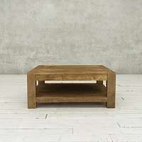 Knightsbridge Transitional Coffee Table - Natural Wood