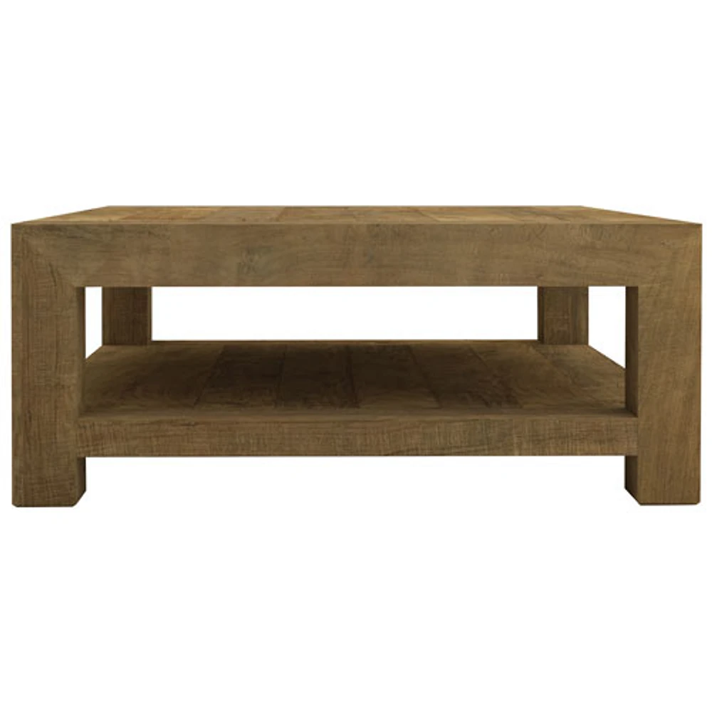 Knightsbridge Transitional Coffee Table - Natural Wood