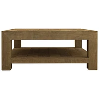 Knightsbridge Transitional Coffee Table - Natural Wood