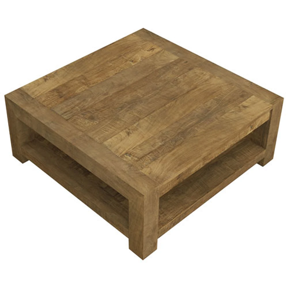 Knightsbridge Transitional Coffee Table - Natural Wood