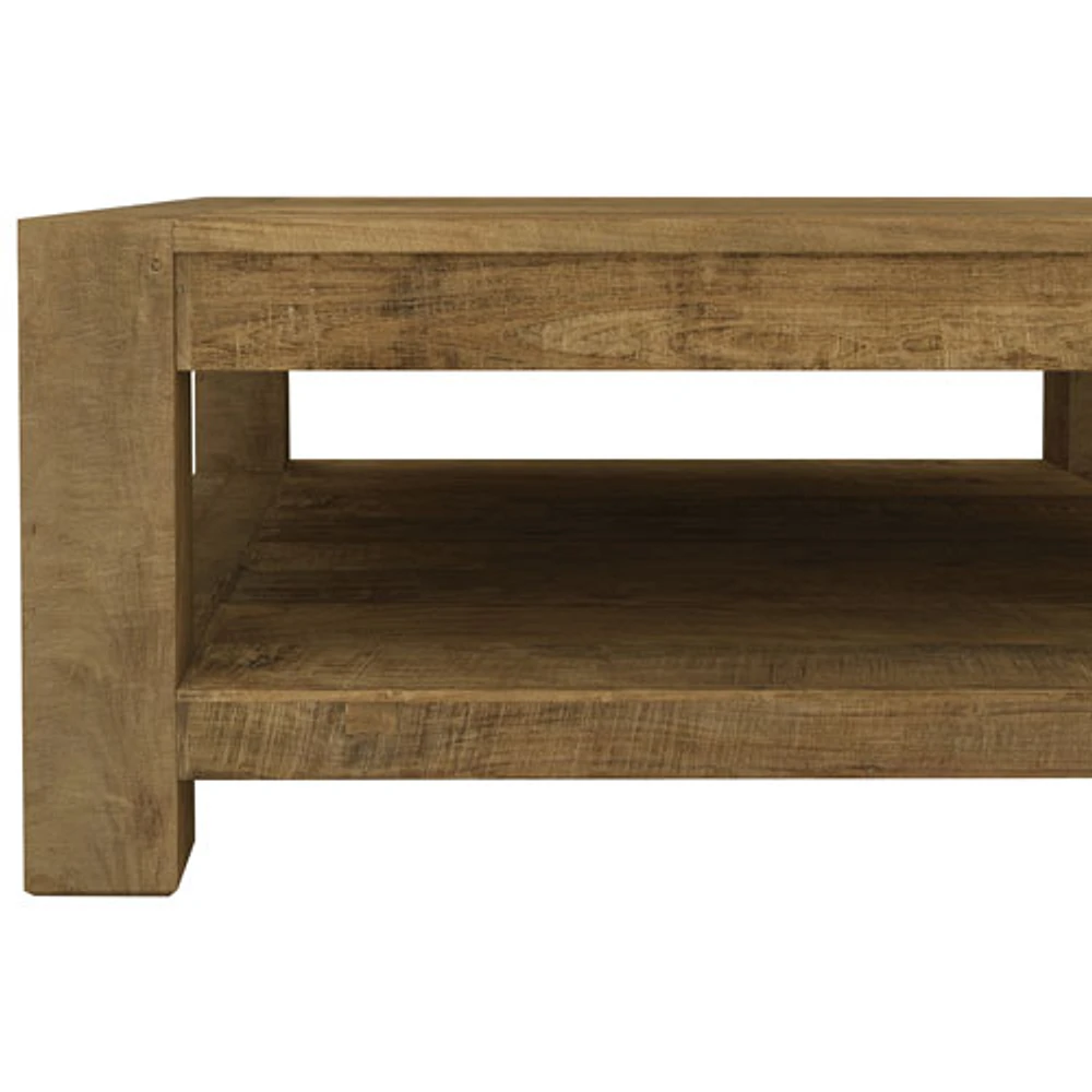 Knightsbridge Transitional Coffee Table - Natural Wood