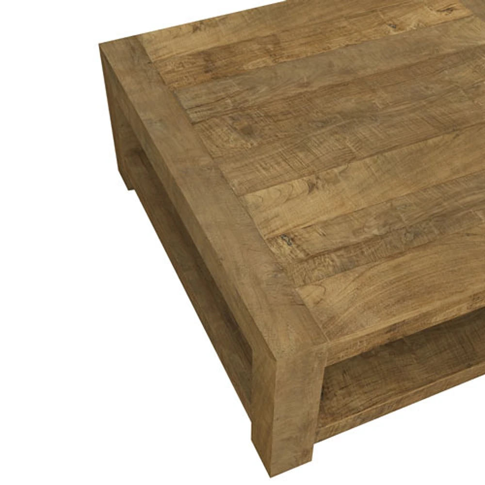 Knightsbridge Transitional Coffee Table - Natural Wood