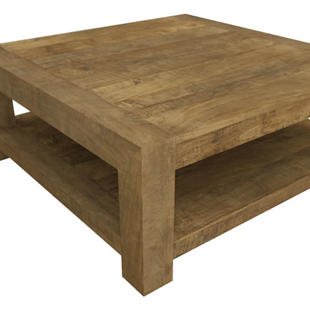 Knightsbridge Transitional Coffee Table - Natural Wood