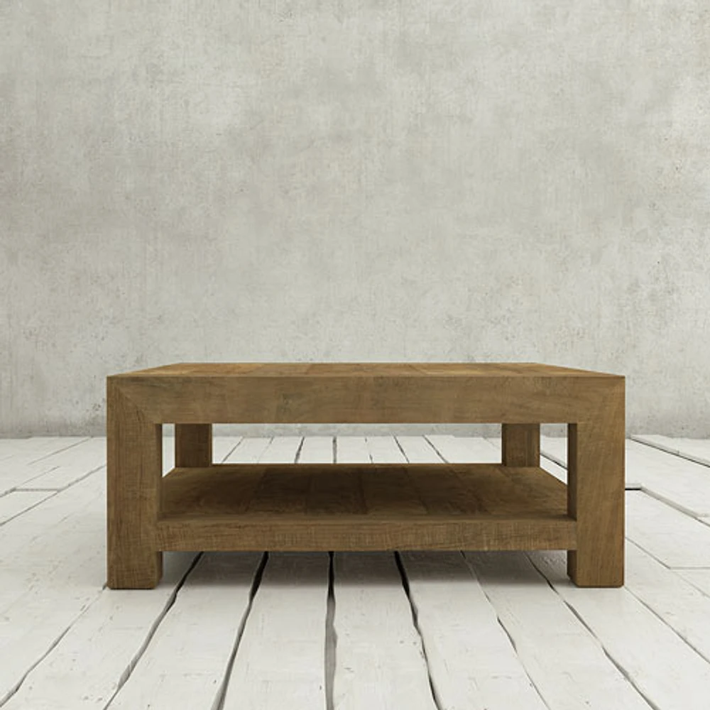 Knightsbridge Transitional Coffee Table - Natural Wood