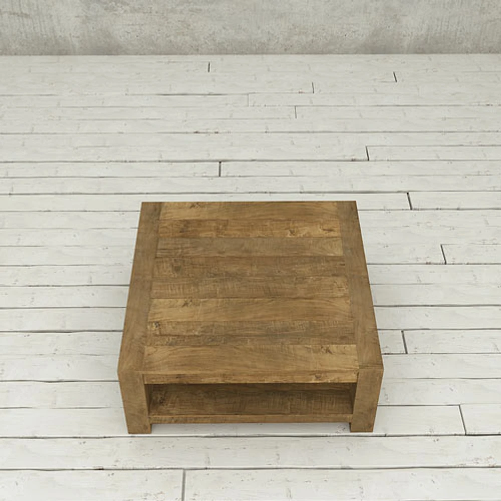 Knightsbridge Transitional Coffee Table - Natural Wood