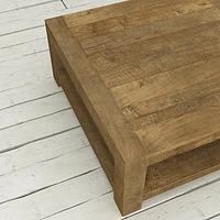 Knightsbridge Transitional Coffee Table - Natural Wood