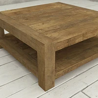 Knightsbridge Transitional Coffee Table - Natural Wood