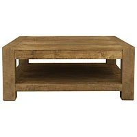 Knightsbridge Transitional Coffee Table - Natural Wood