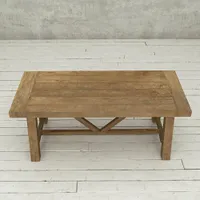 Knightsbridge Transitional 8-Seating Rectangular Ancona Dining Table - Natural Wood