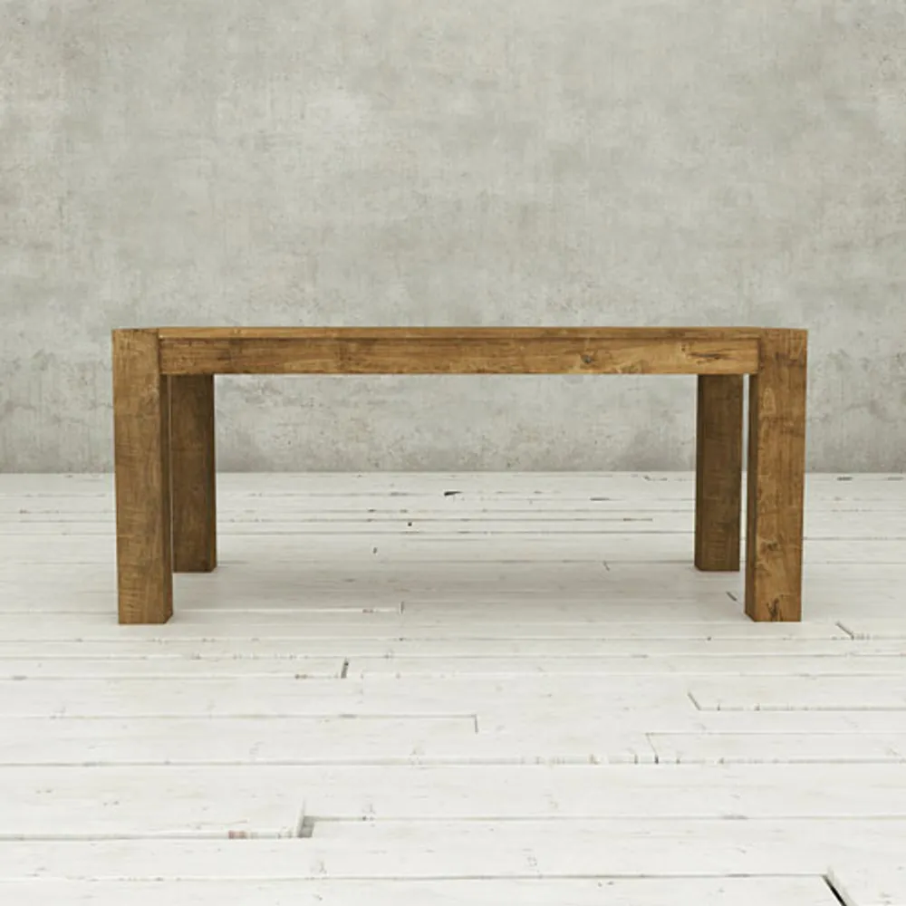 Knightsbridge Transitional 8-Seating Rectangular Helsinki Dining Table - Natural Wood