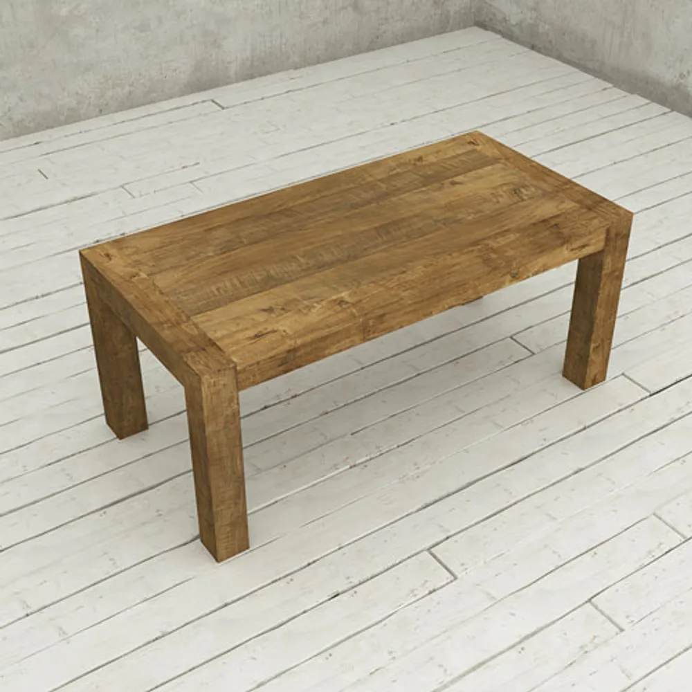 Knightsbridge Transitional 8-Seating Rectangular Helsinki Dining Table - Natural Wood